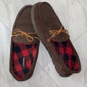 Timberland Dark Brown Suede Men's Slip-Ons